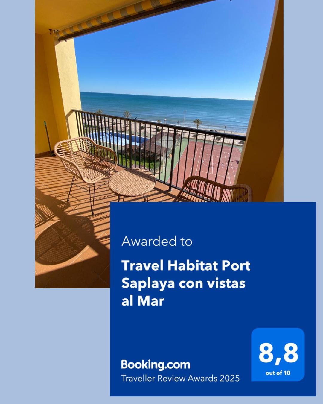 Travel Habitat Port Saplaya Con Vistas Al Mar Lägenhet Exteriör bild